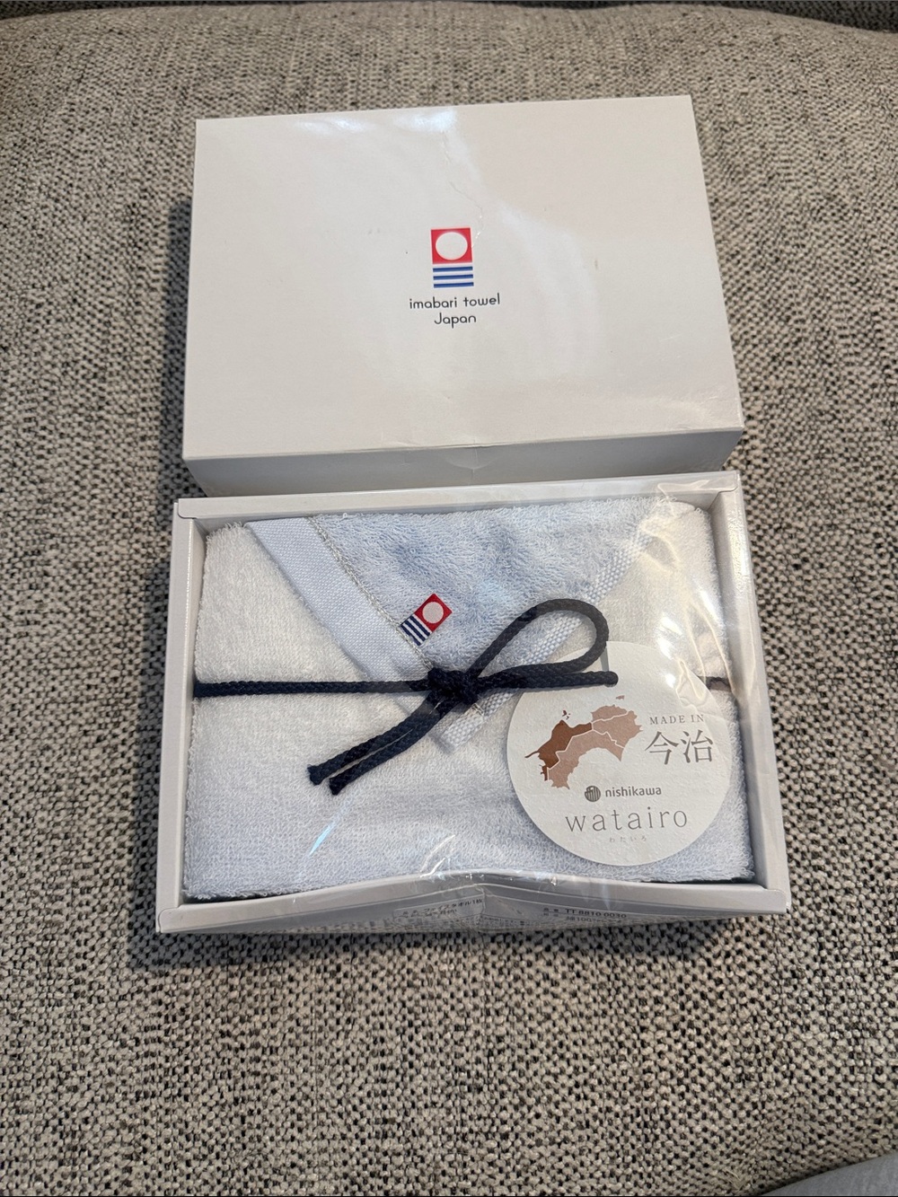 Imabari Towel Japan Light Blue Hand Towel